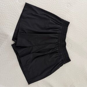 Vuori Villa Black Women's Athletic Elastic-Waist Shorts